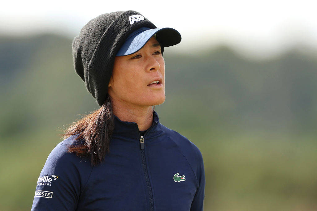 Celine Boutier at the AIG Women's Open at St Andrews, in 2024